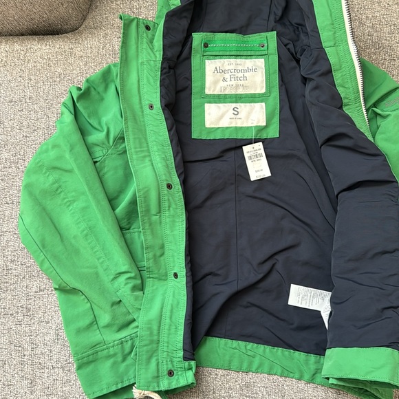 Abercrombie & Fitch Hooded Jacket Men’s Sz S - Picture 4 of 7